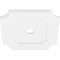 Ekena Millwork Locke Architectural Grade PVC Ceiling Medallion, 28"OD x 3"ID x 16 3/4"C x 1"P, One-Piece CMP28LE-03000 - alternate 4
